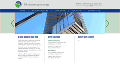 Desktop Screenshot of enviromechanicalsales.com