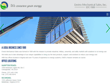 Tablet Screenshot of enviromechanicalsales.com